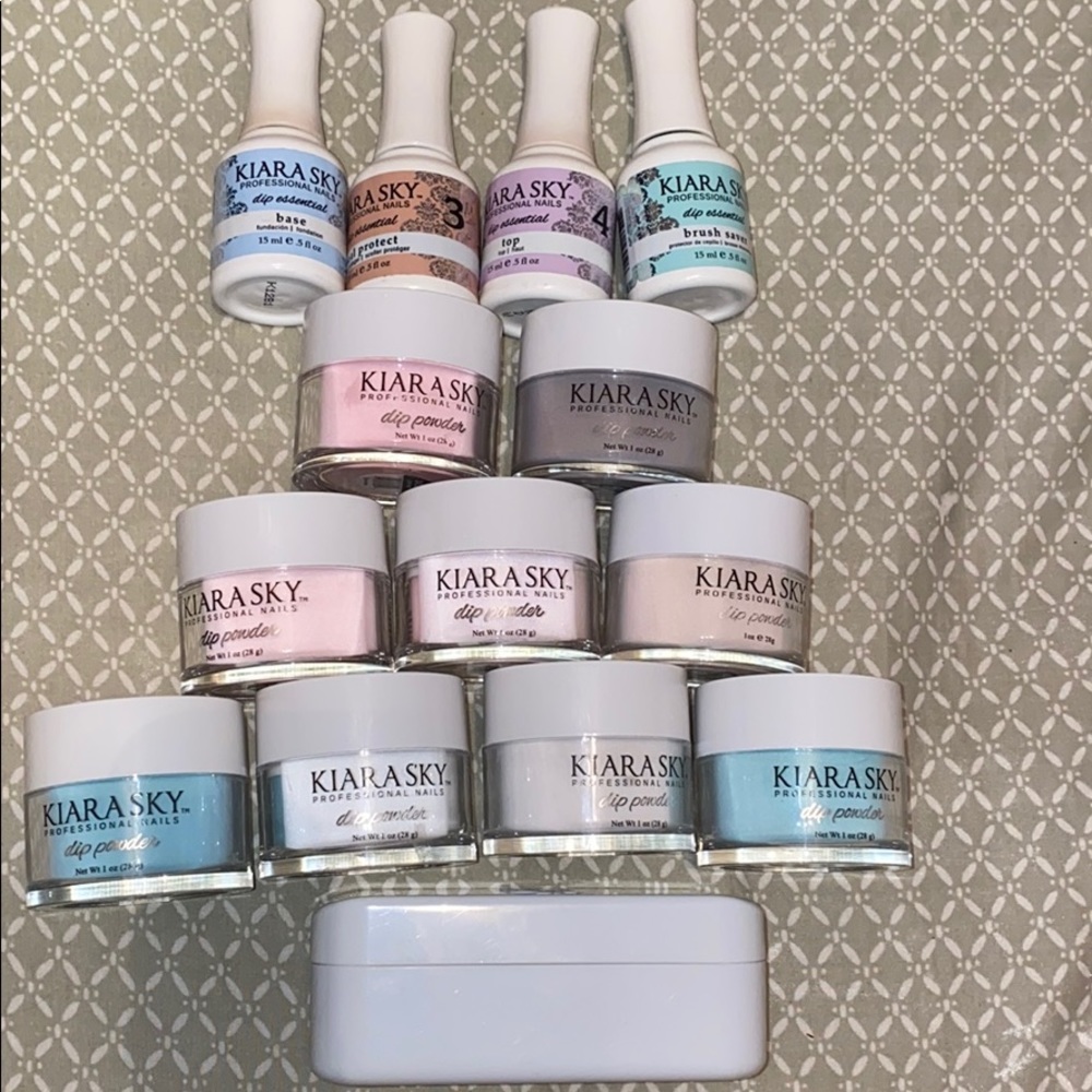 14 piece Kiara sky dip powder set